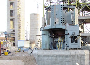 نصب TABEL و MILL BODY آسیاب سیمان جنوبی....