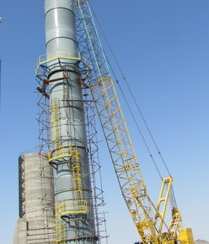 نصب دودکش الکتروفیلتر گریت کولر به اتمام رسید